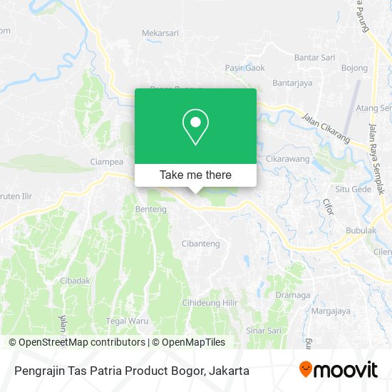 Pengrajin Tas Patria Product Bogor map
