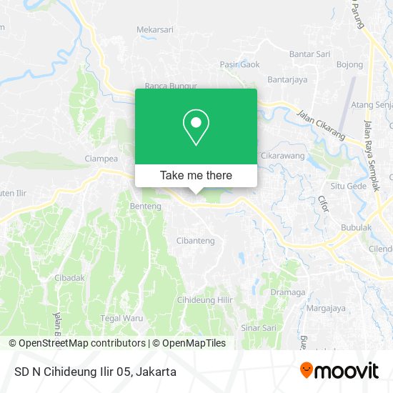 SD N Cihideung Ilir 05 map