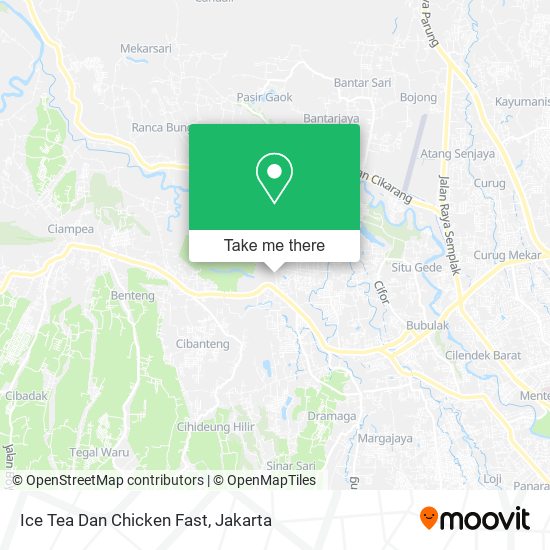Ice Tea Dan Chicken Fast map