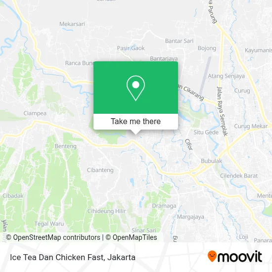 Ice Tea Dan Chicken Fast map