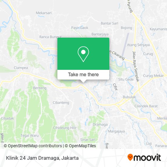 Klinik 24 Jam Dramaga map
