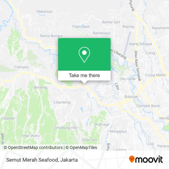 Semut Merah Seafood map