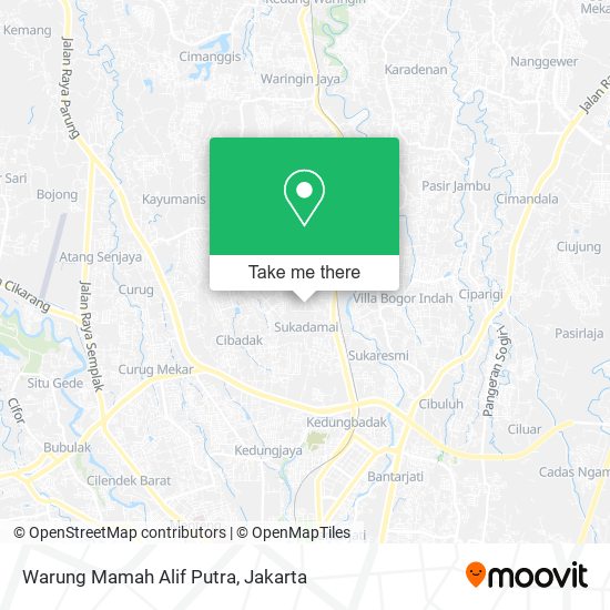 Warung Mamah Alif Putra map