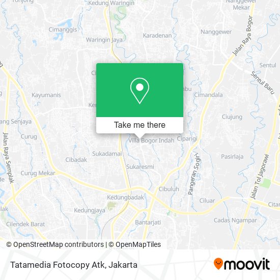 Tatamedia Fotocopy Atk map