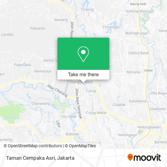 Taman Cempaka Asri map