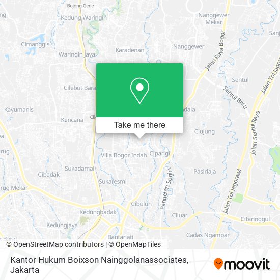 Kantor Hukum Boixson Nainggolanassociates map