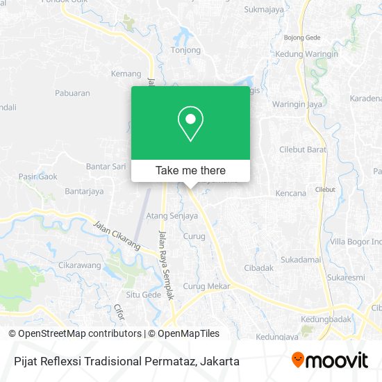 Pijat Reflexsi Tradisional Permataz map