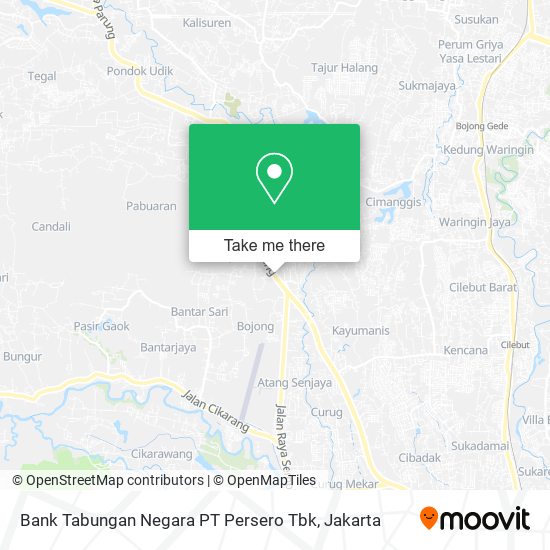 Bank Tabungan Negara PT Persero Tbk map