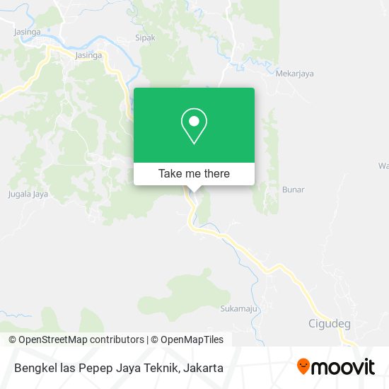 Bengkel las Pepep Jaya Teknik map