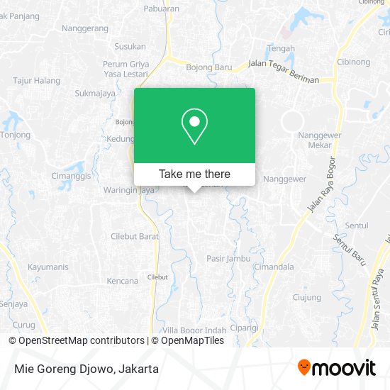 Mie Goreng Djowo map