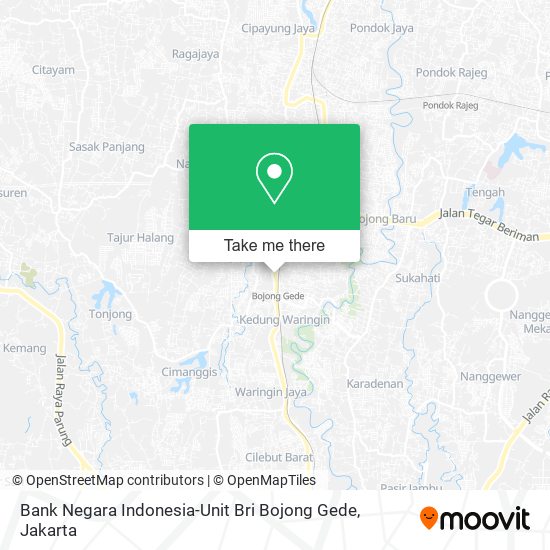 Bank Negara Indonesia-Unit Bri Bojong Gede map