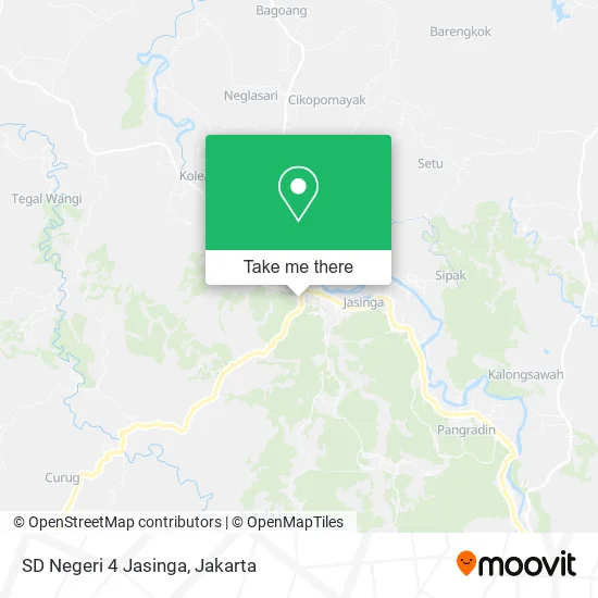 SD Negeri 4 Jasinga map