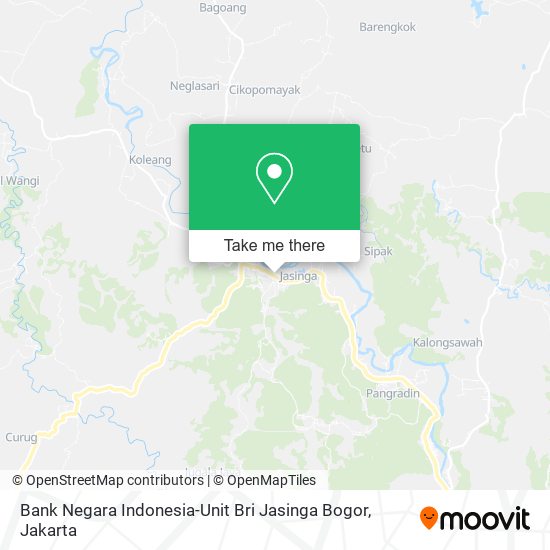 Bank Negara Indonesia-Unit Bri Jasinga Bogor map
