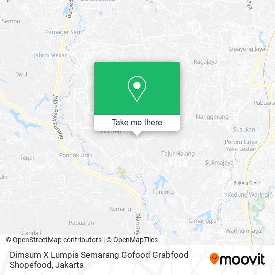 Dimsum X Lumpia Semarang Gofood Grabfood Shopefood map