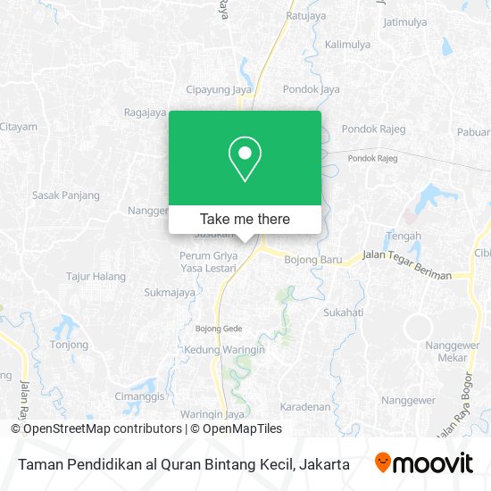 Taman Pendidikan al Quran Bintang Kecil map