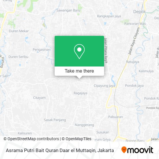 Asrama Putri Bait Quran Daar el Muttaqin map