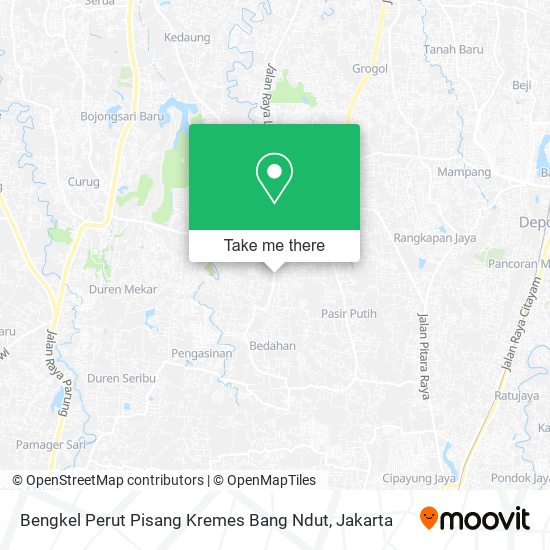 Bengkel Perut Pisang Kremes Bang Ndut map