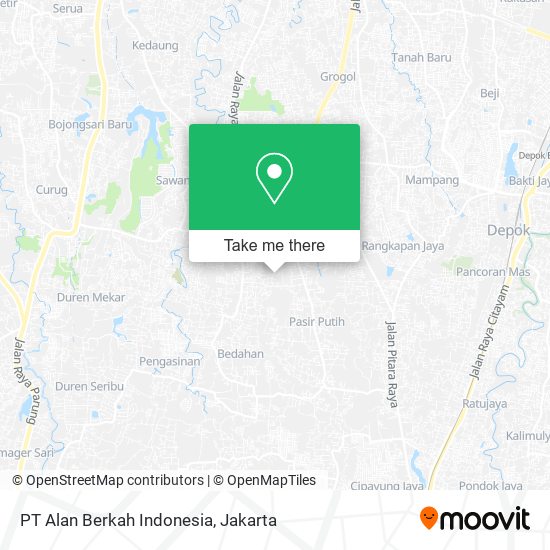 PT Alan Berkah Indonesia map