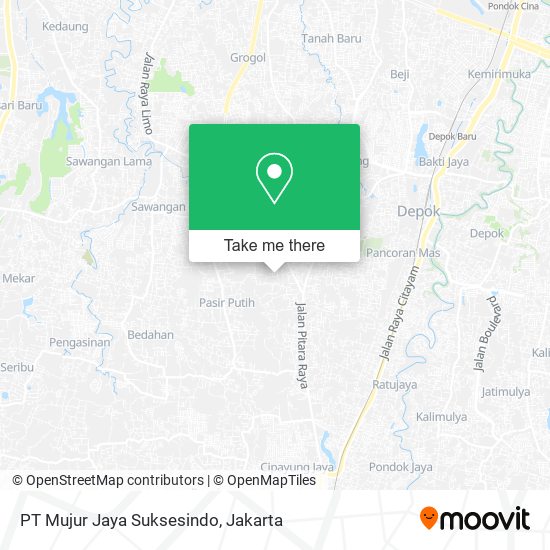 PT Mujur Jaya Suksesindo map