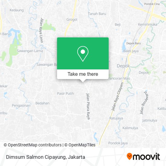 Dimsum Salmon Cipayung map