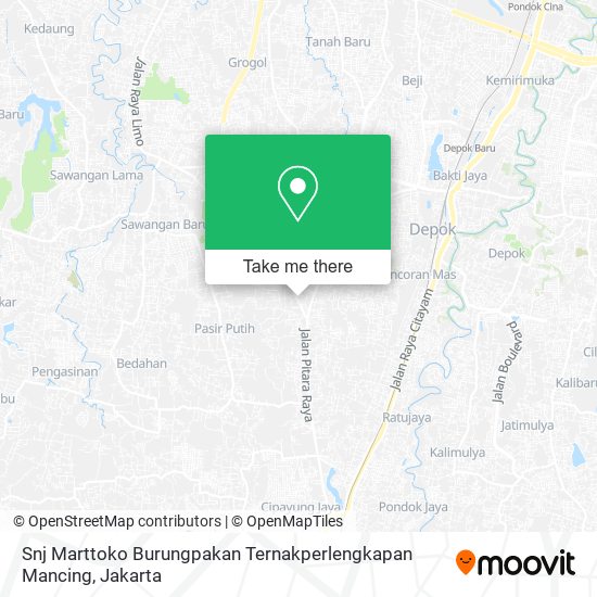 Snj Marttoko Burungpakan Ternakperlengkapan Mancing map