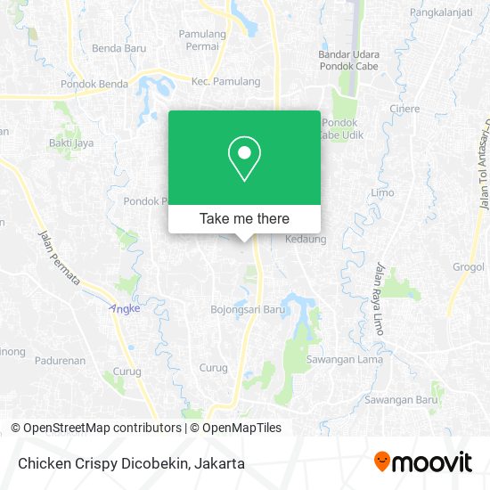 Chicken Crispy Dicobekin map