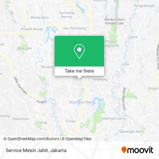 Service Mesin Jahit map