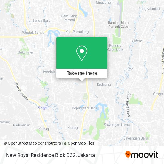New Royal Residence Blok D32 map