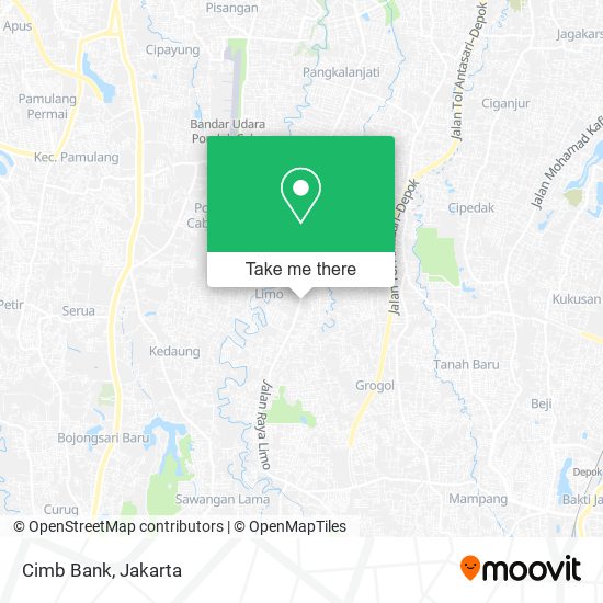 Cimb Bank map