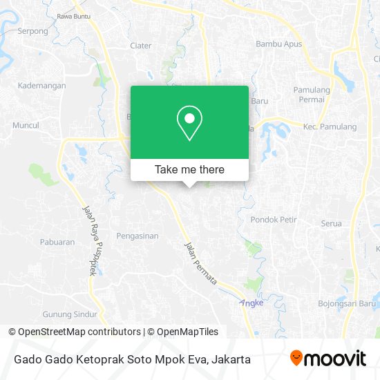 Gado Gado Ketoprak Soto Mpok Eva map