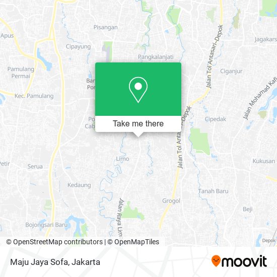 Maju Jaya Sofa map