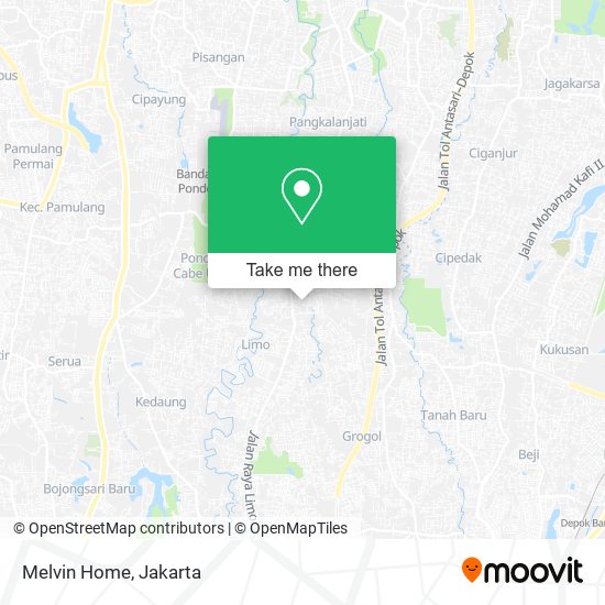 Melvin Home map