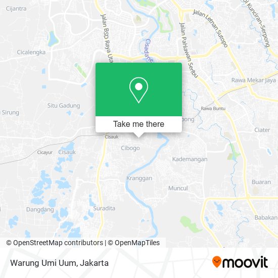 Warung Umi Uum map