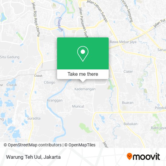 Warung Teh Uul map