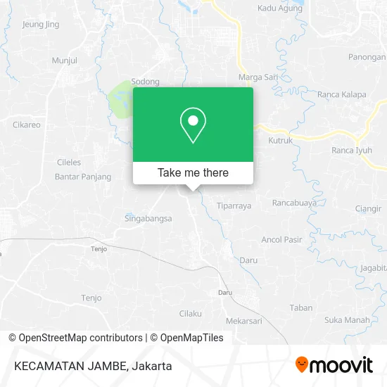 KECAMATAN JAMBE map