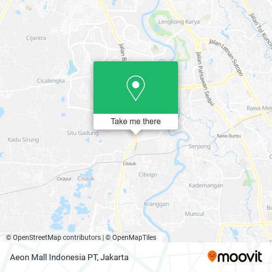 Aeon Mall Indonesia PT map