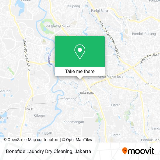 Bonafide Laundry Dry Cleaning map