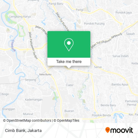 Cimb Bank map