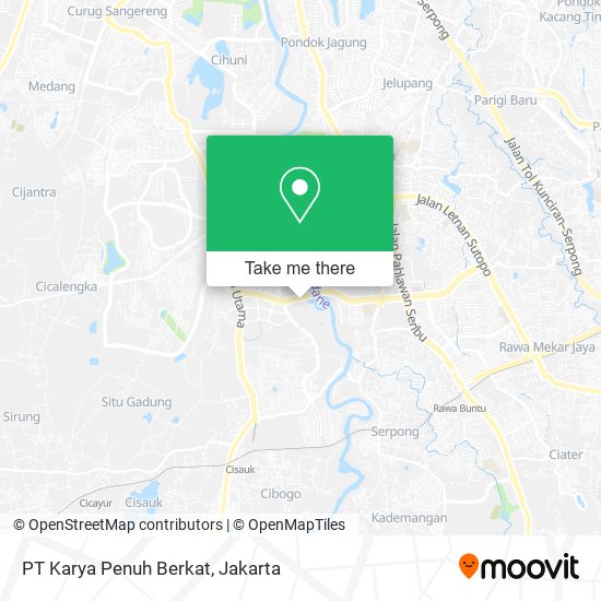 PT Karya Penuh Berkat map