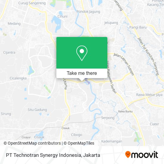 PT Technotran Synergy Indonesia map