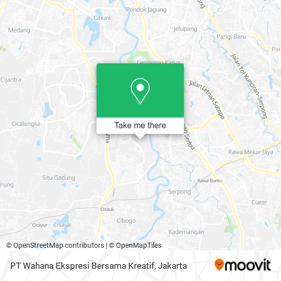 PT Wahana Ekspresi Bersama Kreatif map