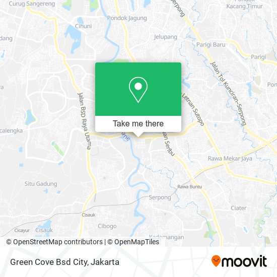 Green Cove Bsd City map