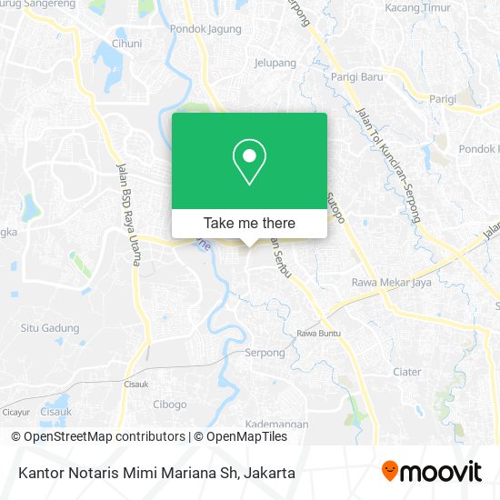 Kantor Notaris Mimi Mariana Sh map