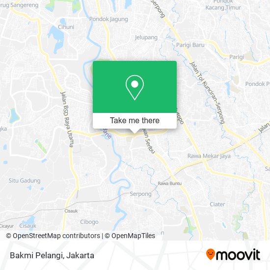 Bakmi Pelangi map