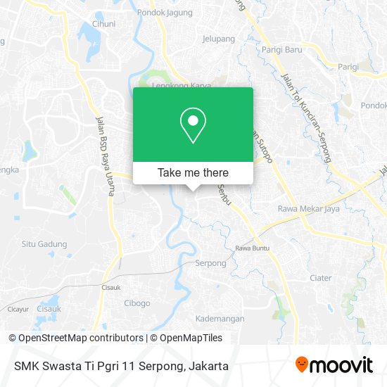 SMK Swasta Ti Pgri 11 Serpong map