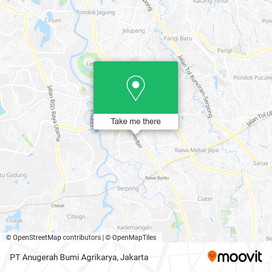 PT Anugerah Bumi Agrikarya map