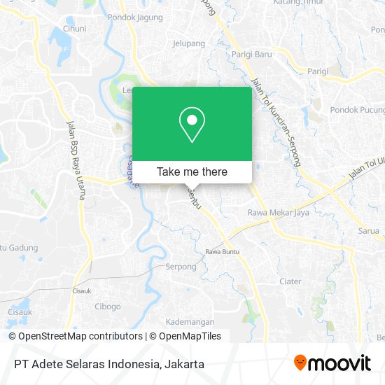 PT Adete Selaras Indonesia map