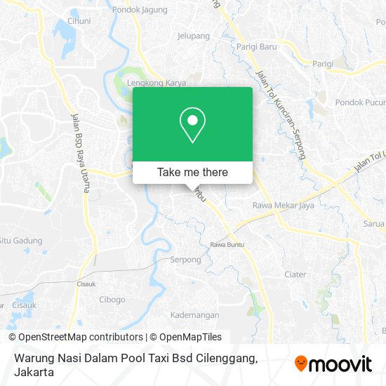Warung Nasi Dalam Pool Taxi Bsd Cilenggang map