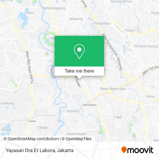 Yayasan Ora Et Labora map