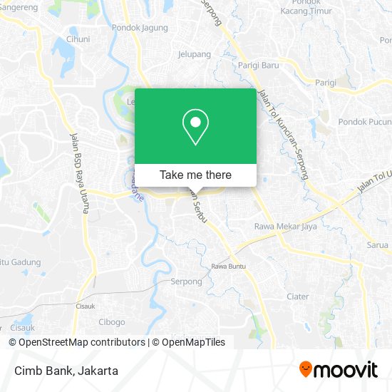 Cimb Bank map